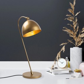 Candeeiro de Mesa Acuka – Dourado – 18 x 26 x 54 cm