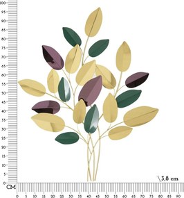 PAINEL DE PAREDE COLORIDO 81,9X3,8XX97 CM MULTICOLORIDO
