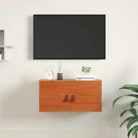 vidaXL Armário de Parede com prateleira Marrom Cera 60 x 30 x 30 cm