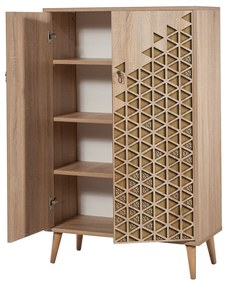 Armário Multiusos Multibox – Carvalho Sonoma – 80x127x36 cm