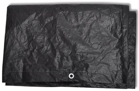 Capas para mobiliário de jardim 2 pcs 10 ilhós 260x260x90 cm