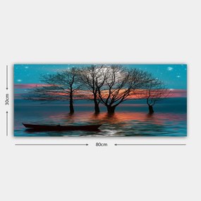 Pintura Decorativa em Tela YTY103234329560 – Multicolor – 30 x 80 cm