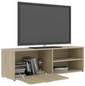Móvel de TV 120x34x37 cm derivados de madeira carvalho sonoma