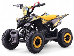 MINI MOTO 4 GASOLINA PARA CRIANÇAS 49cc Roan Ratte R6 4.5cv AMARELA