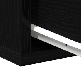 Cabeceira de Cama vidaXL Preta de Carvalho 40x30x30 cm em Madeira Comp