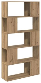 Estante de TV Carvalho Artisan MDF 80 x 24 x 155 cm Estante de TV