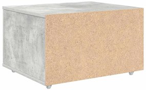 Gabinete de Gavetas Cinza Concreto Concreto Médio Portas