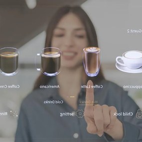 Cafeteira automática Cremmaet Tempo com tela TFT de 7"