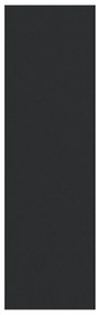Tapete de Entrada Lavável Preto 120x400 cm