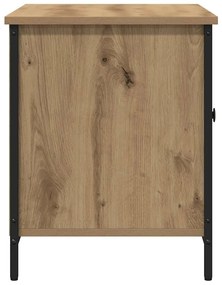 Casa de TV vidaXL Caramelo 80x40x50 cm Madeira engenheirada e Aço