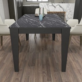 Mesa de Jantar Bud – Preto – 145x75x85 cm
