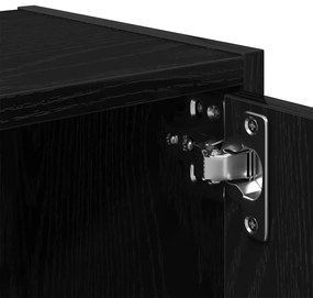 Estante 40x24x52 cm derivados de madeira carvalho preto
