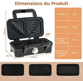 Tapete aquecedor elétrico de alimentos, placa de aquecimento de silicone enrolável com temperatura ajustável, azul