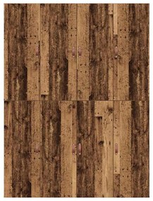 Cama de Armazenamento Madeira Velha 160x200 cm