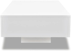 Mesa de centro, branco brilhante