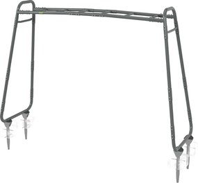 Parque exercicios infantil ao ar livre MB300 - Cinzento