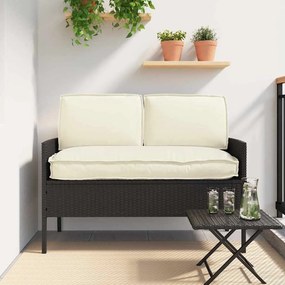 vidaXL Conjunto de Almofadas para Palete 3 pcs Creme 120 x 50 x 12 cm