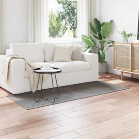 vidaXL Tapetes de área Retangular HUARTE Cinzento 150 x 80 cm