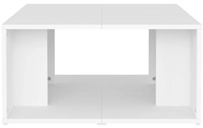 Mesas de centro 4 pcs 33x33x33 cm contraplacado branco