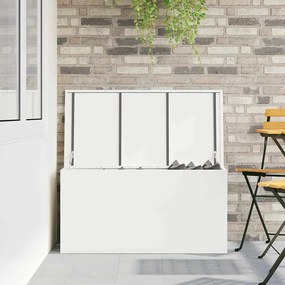 Caixa de Armazenamento Externa Branco 100 x 50.5 x 50 cm