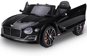 HOMCOM Bentley GT elétrico licenciado para crianças de 3-5 anos 2 velocidades com controle remoto farois musica preto