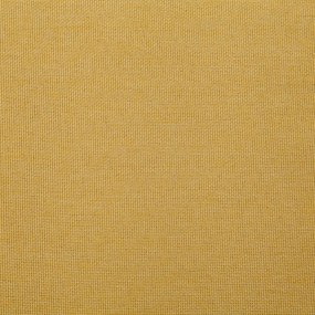 Banco c/ compartimento de arrumação 116 cm poliéster amarelo