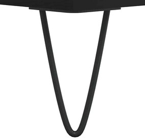 Armário de casa de banho 58x33x60 cm derivados madeira preto