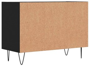 Móvel de TV 69,5x30x50 cm derivados de madeira preto