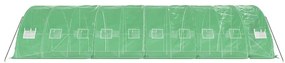 Estufa com estrutura de aço 50 m² 10x5x2,3 m verde