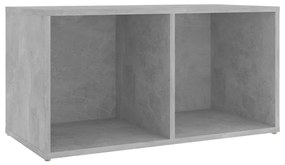 Móveis de TV 2 pcs 72x35x36,5 cm contraplacado cinzento cimento