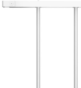 Painel de vedação aço revestido a pó 1,7x1 m branco