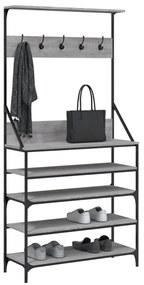 Conjunto de Entrada - Bengaleiro com arrumação calçado 90x34x184 cm ci