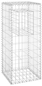 Postes/cestos gabião 2 pcs 40x40x100 cm ferro