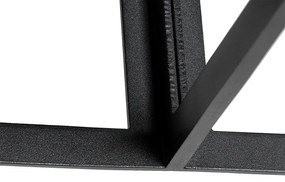 Candeeiro de teto moderno preto 2-luzes - Cela