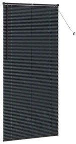 Persiana de Janela com cortinas Outros Manual Preto 80 x 130 cm Alumín