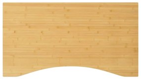 Tampo de secretária 100x60x2,5 cm bambu