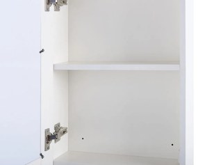 Armário de parede com espelho e iluminação LED branco 40 x 60 cm CAMERON Beliani