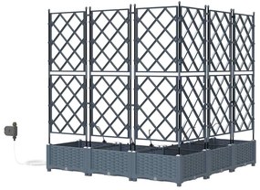 Jardineiras de Jardim 1 pc Cinzento-claro 120 x 120 x 126 cm