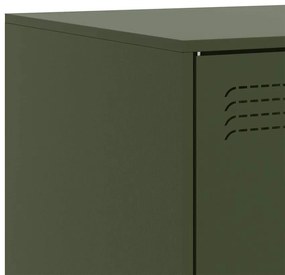 Móvel de TV 67x39x44 aço verde azeitona
