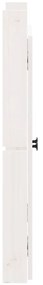Portas cozinha p/ exterior 2 pcs 50x9x82 cm pinho maciço branco