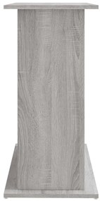 Suporte de aquário 81x36x73cm derivados de madeira cinza sonoma