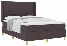 Cama Box com Colchão Marrom 140x190 cm