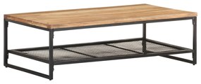Mesa de centro 110x60x35 cm madeira de acácia maciça