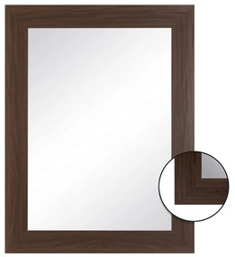 Espelho de Parede 64 X 1,5 X 86 cm Castanho Dmf