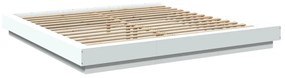 Estrutura de cama 180x200 cm derivados de madeira branco