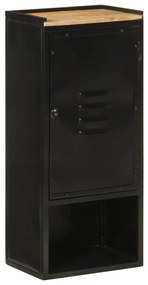 Armário p/ casa de banho 40x27x90 cm ferro e mangueira maciça