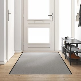 Tapete Retangular vidaXL Cinza 120x250 cm