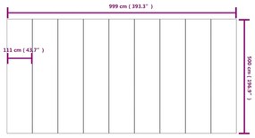 Pano para chão de piscinas 999x500 cm poliéster geotêxtil cinza