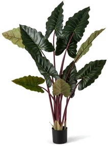 Conjunto de 2 plantas de buganvílias artificiais de 120 cm, planta com flores artificiais em vaso de viveiro com flores rosas em plena floração