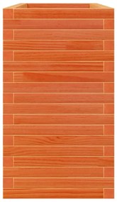 Vaso/floreira de jardim 110x40x68,5 pinho maciço castanho mel